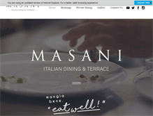 Tablet Screenshot of masani.com.au